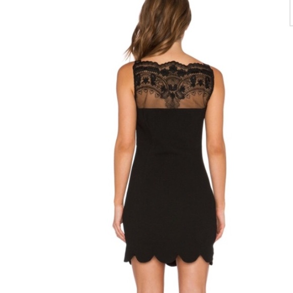 Endless Rose Black Scallop and Lace Dress, size S - Picture 3 of 5